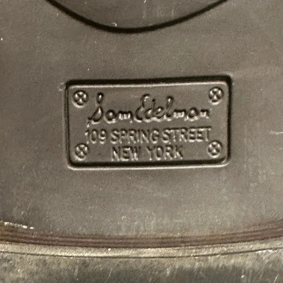 Sam Edelman Penny Genuine Leather  Riding Boots. Size 7M Gray - Picture 7 of 9